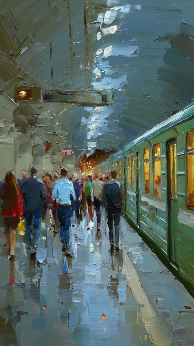 На станции метро